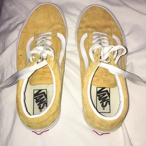 Yellow old school vans
